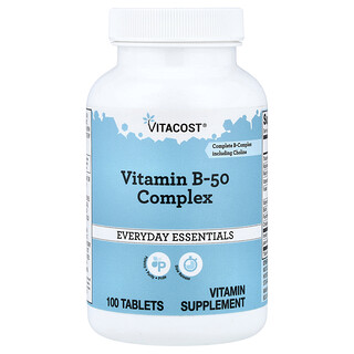 Vitacost, Vitamin B-50 Complex, 100 Tablets