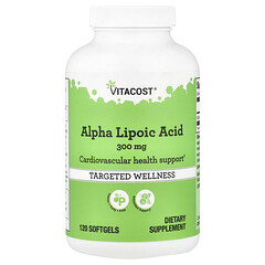 Alpha Lipoic Acid, 300 mg, 120 Softgels