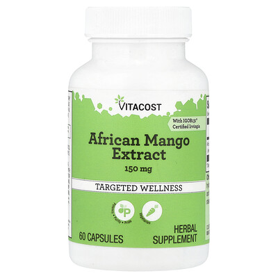 Vitacost, African Mango Extract, 150 mg, 60 Capsules