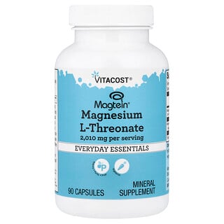 Vitacost, L-treonato de magteina®, L-magnesio, 90 cápsulas (670 mg por cápsula)