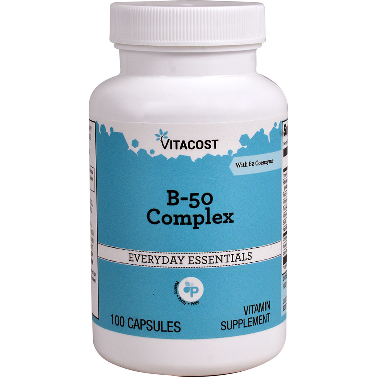 Vitacost (비타코스트), Vitamin B-50 Complex, 100 Capsules (판매가 중단된 상품)