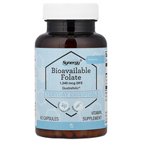 Vitacost, Synergy®, Bioavailable Folate, 1,240 mcg DFE, 60 Capsules