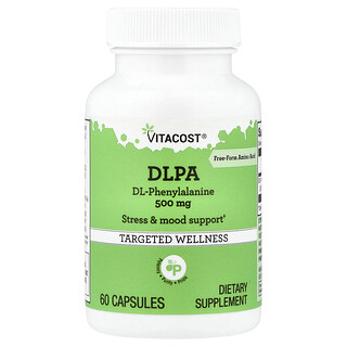 Vitacost, DLPA, 500 mg, 60 Kapseln