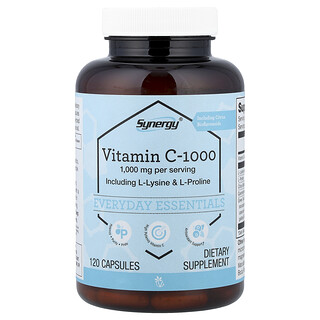Vitacost, Synergy®, Βιταμίνη C-1000, 120 κάψουλες
