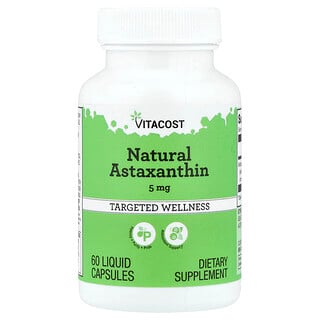 Vitacost, Natural Astaxanthin, 5 mg, 60 Liquid Capsules