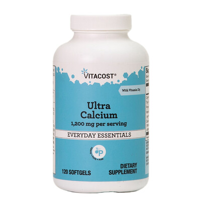 Vitacost Ultra Calcium With Vitamin D3 120 Softgels