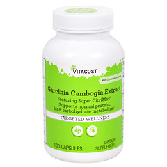 Екстракт гарцинії камбоджійської (Garcinia Cambogia) з піколінатом хрому й Super CitriMax®, 100 капсул