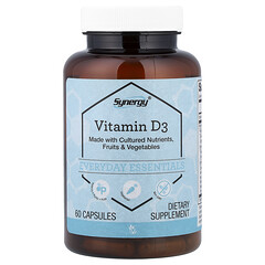 Synergy®, вітамін D3, 60 капсул