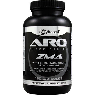 Vitacost, ARO Black Series, ZMA®, 180 Capsules