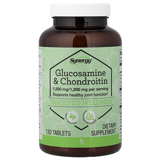 Vitacost, Synergy®, glucozamină și condroitină, 120 de comprimate