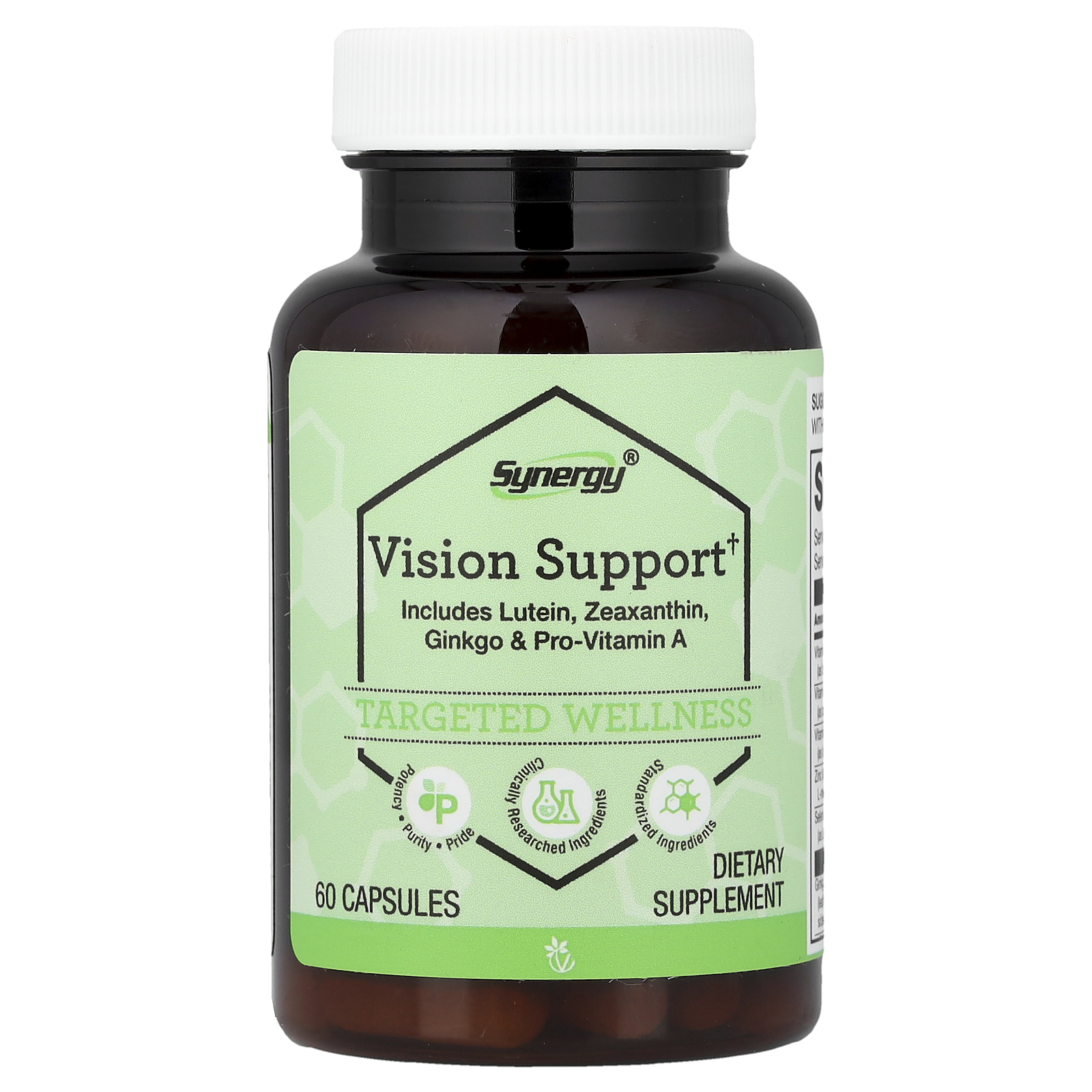 Vitacost (비타코스트), Synergy®, 시력 보조기, 캡슐 60정