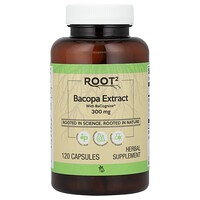 Vitacost, Root2, Extracto de bacopa con BaCognize®, 300 mg, 120 cápsulas