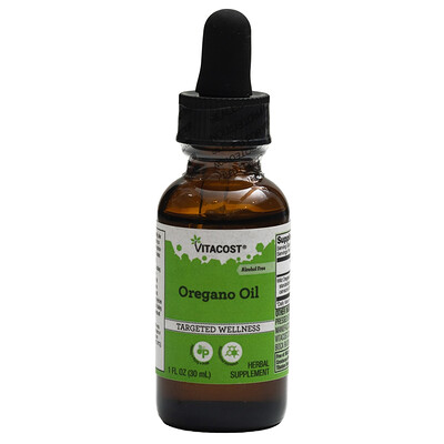 Vitacost Oregano Oil Alcohol Free 1 fl oz 30 ml