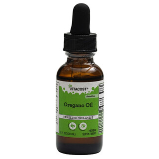 Vitacost, Aceite de orégano, Sin alcohol, 30 ml (1 oz. líq.)