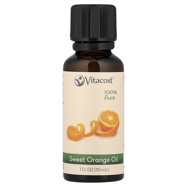 Vitacost 100% Pure Sweet Orange Oil, 1 fl oz (30 ml)