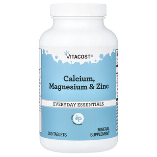 Vitacost, Calcium, Magnesium & Zinc, 300 Tablets