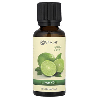 Vitacost, 100 % puhdasta limeöljyä, 30 ml