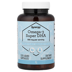 Synergy®, омега-3 супер ДГК, 120 капсул із рідиною