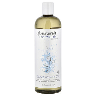 Vitacost, Glonaturals™, Collection Essentials, Huile d'amande douce, 473 ml
