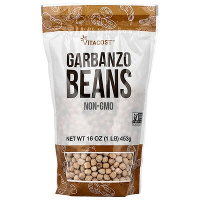 Vitacost Garbanzo Beans 16 oz 453 g