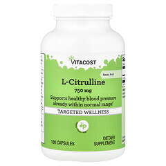L-цитрулін, 750 мг, 180 капсул