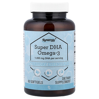 Vitacost, Synergy®, Super DHA Omega-3, 60 Softgels