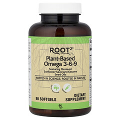 Root2®, рослинні омега-3-6-9, 90 капсул
