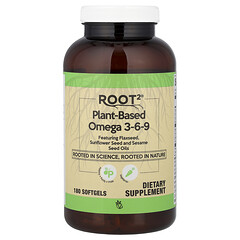 Root2®, рослинні омега-3-6-9, 180 капсул