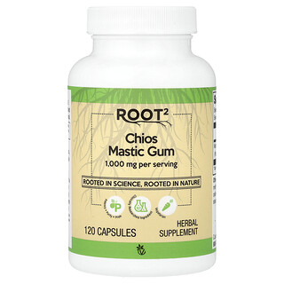 Vitacost, Root2, Chios Mastic Gum, 120 Capsules (500 mg per Capsule)