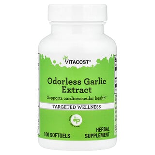 Vitacost, Geurloos knoflookextract, 100 softgels (5 mg per softgel)