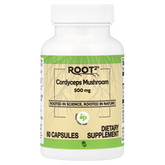 Root2®, кордицепс, 500 мг, 60 капсул