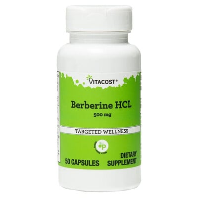 Vitacost Berberine HCl 500 mg 50 Capsules
