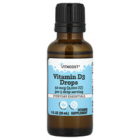 Vitacost, Vitamin D3 Drops, 1 fl oz (30 ml)