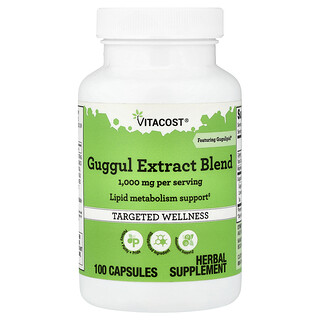 Vitacost, Mélange d'extraits de guggul, 100 capsules (500 mg pièce)
