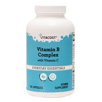 Vitacost, Σύμπλεγμα βιταμινών Β με βιταμίνη C, 180 κάψουλες