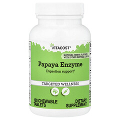 Papaya Enzyme, 180 Chewable Tablets (57 mg per Capsule)