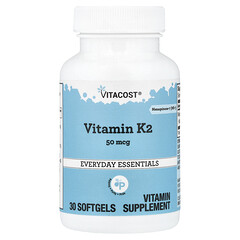 Vitamin K2, 50 mcg, 30 Softgels