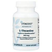 Vitacost, Advanced, L-Theanine Features Suntheanine®, 100 mg, 120 Capsules