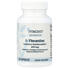 Advanced, L-теанін із Suntheanine®, 100 мг, 120 капсул