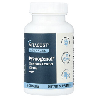 Vitacost, Pycnogenol®, Extrait d'écorce de pin, 100 mg, 30 capsules