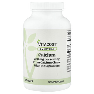Vitacost, кальций, 250 капсул (150 мг в 1 капсуле)