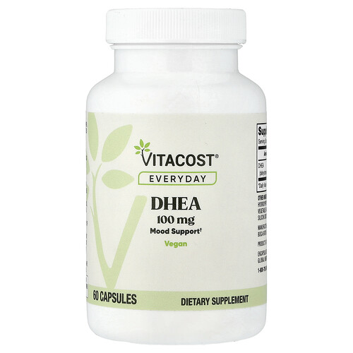 Vitacost, Everyday, DHEA, 100 mg, 60 Capsules