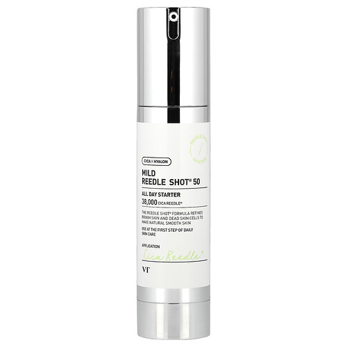 VT Cosmetics, Mild Reedle Shot 50, All Day Starter Serum, 50 ml