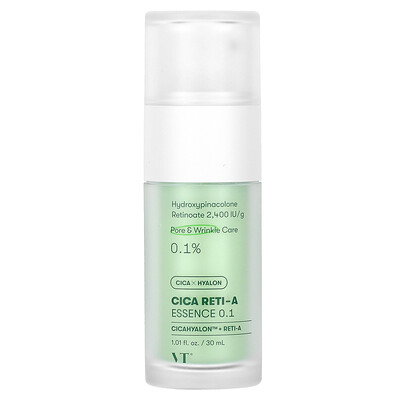 Product Image for VT Cosmetics, Cica Reti-A Essence 0.1, 1.01 fl oz (30 ml)