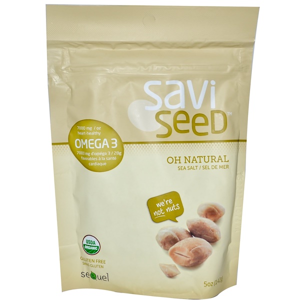 Vega, SaviSeed, Oh Natural, Sea Salt, 5 oz (142 g) (Discontinued Item) 
