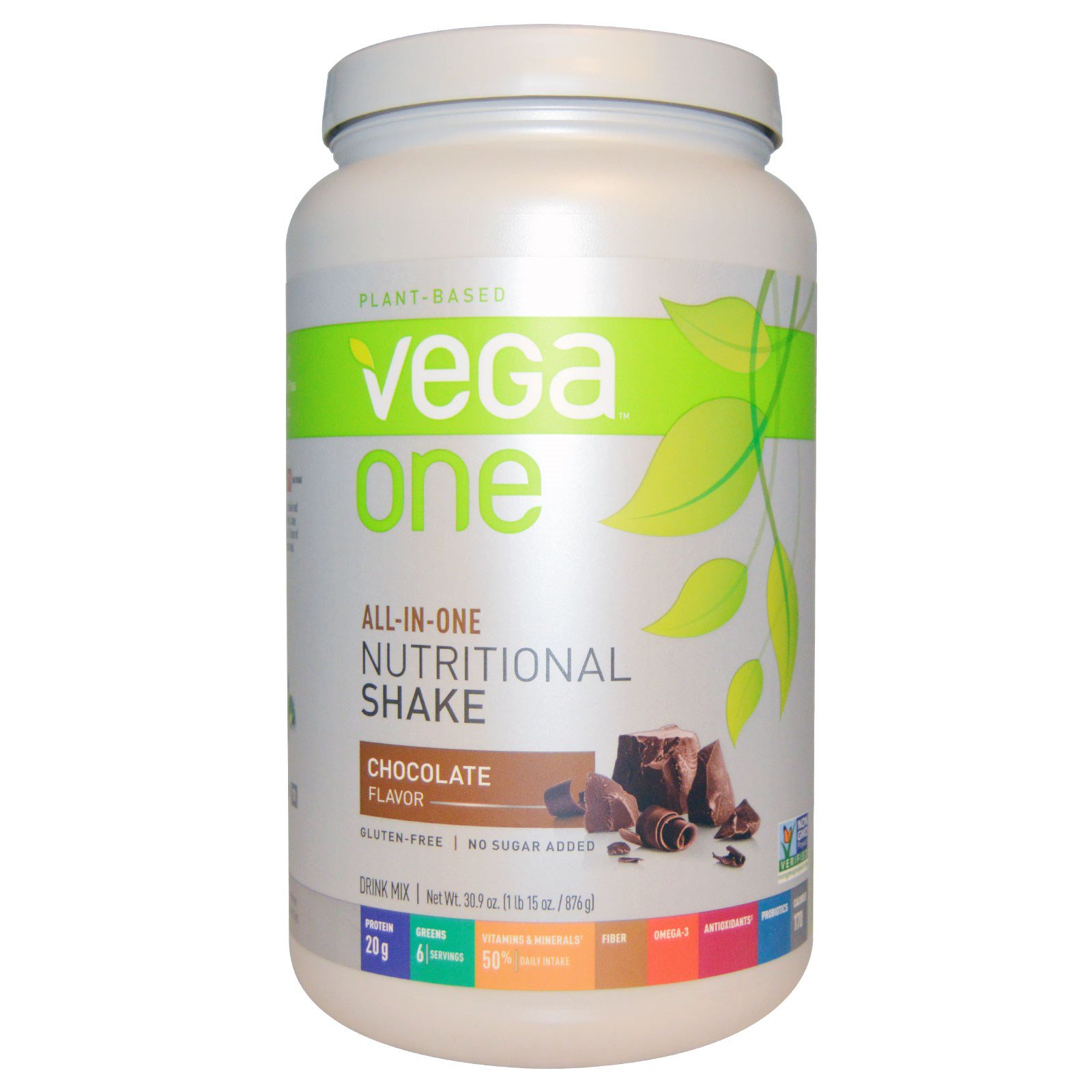Vega Vega One All In One Nutritional Shake Chocolate 30 9 Oz