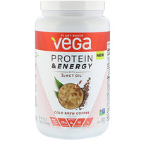 Protein & Energy with 3g MCT Oil, Cold Brew Coffee, 29.7 oz (841 g) - изображение