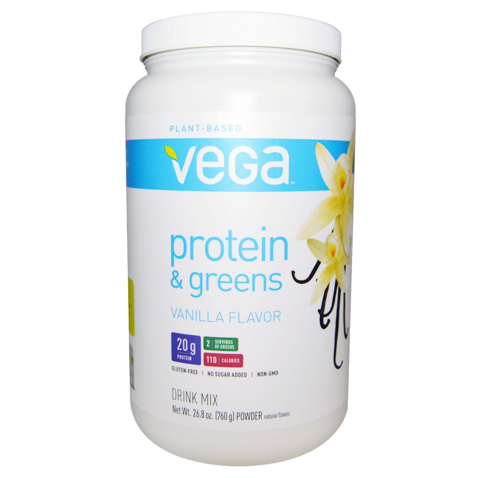 Vega Protein Greens Powder Vanilla Flavor 26 8 Oz 760 G