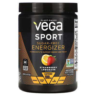 

Vega Sport Sugar-Free Energizer Strawberry Lemonade 4.3 oz (122 g)