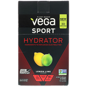 Отзывы о Вега, Hydrator, Lemon Lime, 30 Packs, 0.1 oz (2.8 g) Each